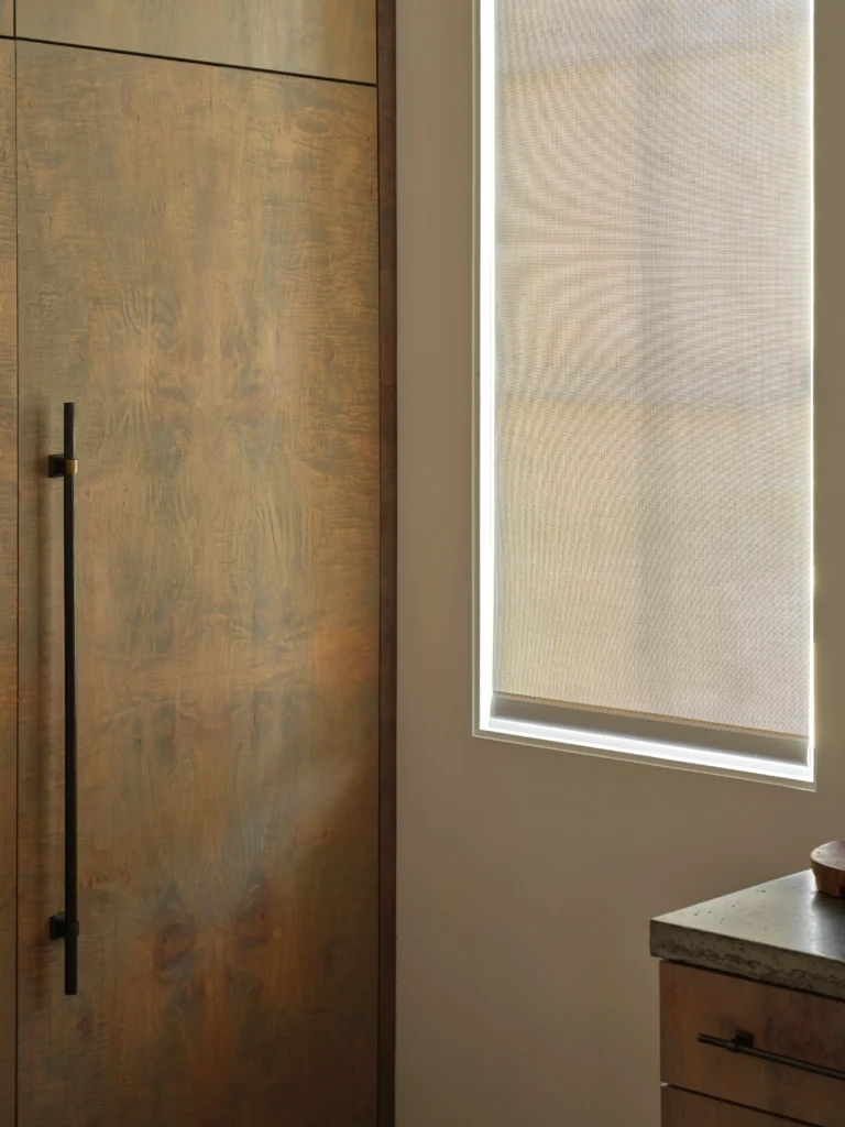 Energy-efficient solar shade installed in a Chattanooga kitchen.
